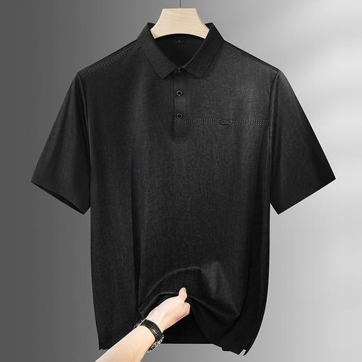 【DPF】大依优型大码男装夏季冰丝短袖POLO衫商务休闲户外上衣T恤 商品图1