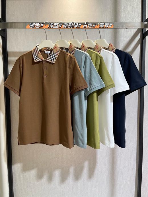 贸易公司订单剩余！最新款Bur男士格纹Polo衫～（售后时间：签收3天内，不合适及时申请） 商品图13