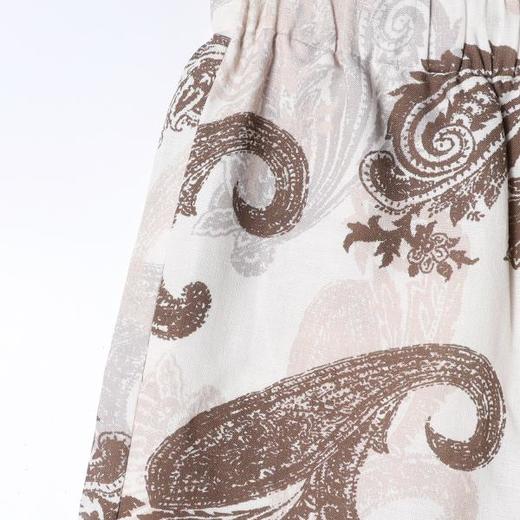 SDSA男装2026新款高贵轻奢潮牌复古撞色腰果花卉抽绳休闲裤百搭 商品图2