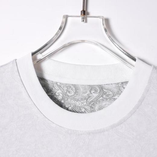 SDSA男装2026新款高贵轻奢设计感圆领短袖T恤袖口腰果花设计百搭 商品图2