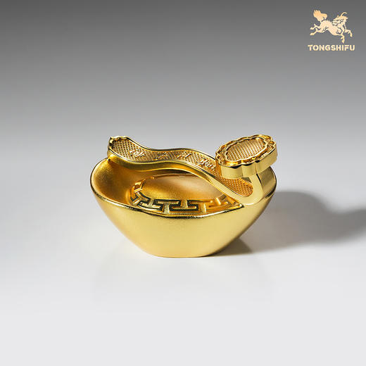 铜师傅《一锭如意》上新了故宫联名 元宝如意摆件家居开业礼品 商品图1