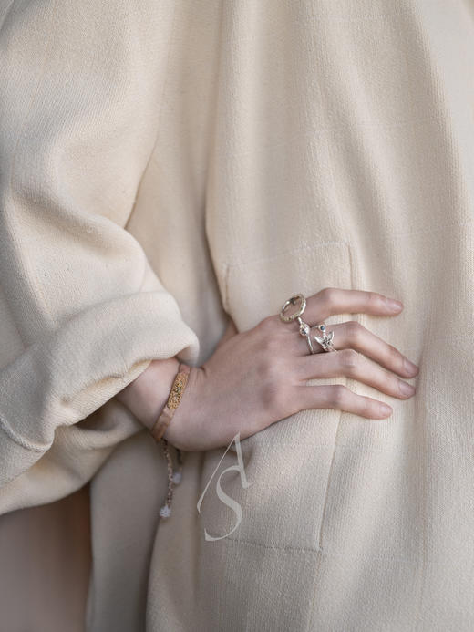 Antomoon 26SS 古董真丝珠绣手工手链 商品图4