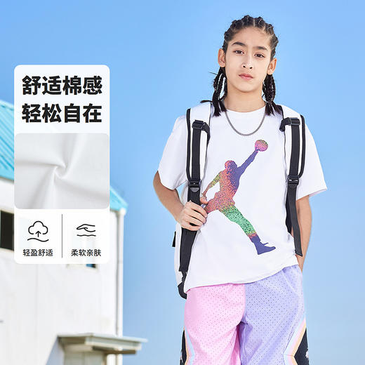 JORDAN 夏 大童小童 短袖T恤 JDB-TE-D338 商品图3