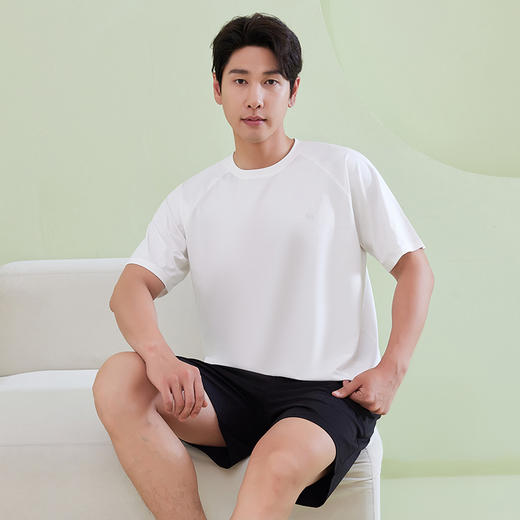chunmolife 空气凉感棉 轻运动家居服套装 男女款 舒适百搭 商品图3