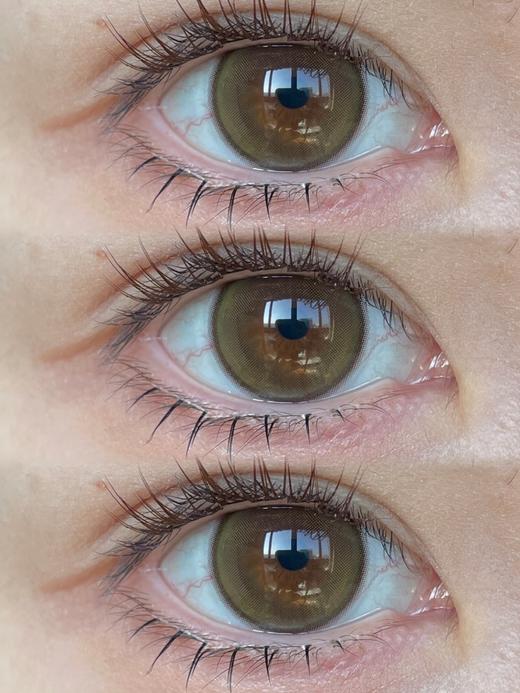 ocean girl  日抛 O-31（奶油格子） 直径14.2mm着色13.4mm 商品图8