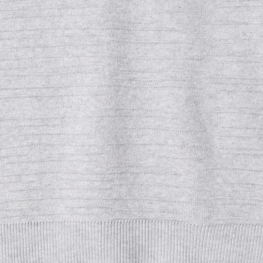 SDSA男装2026新款轻奢老钱风简约纯色提花针织圆领短袖T恤百搭 商品图3