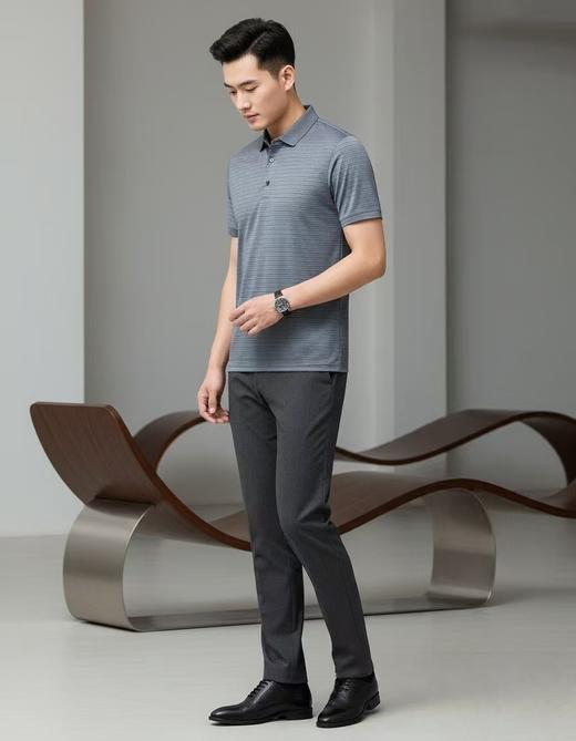 全新199！【金标蚕丝】2026夏季高端男士100新款蚕丝休闲商务百搭上衣 商品图11