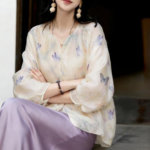 ORIGNAL&CO 欧根纱「蝶梦飞舞」新中式套装（下单3-7天发货） 商品图9