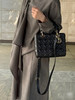 Dior 戴妃 五格 黑金 羊皮 手提 单肩包 商品缩略图3