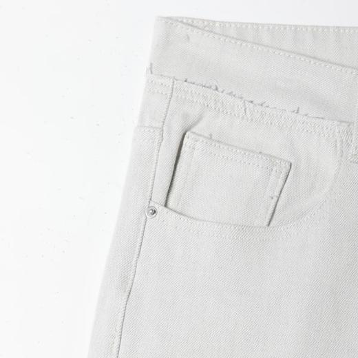 SDSA男装2026新款高贵轻奢简约纯色磨毛直筒牛仔裤百搭时尚裤子 商品图2