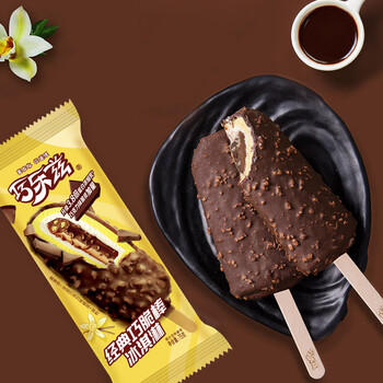 伊利巧乐兹巧脆棒脆香饼巧克力味冰淇淋75g*5支/盒 /水饮冲调 /冰淇淋 /棒支冰淇淋 商品图2