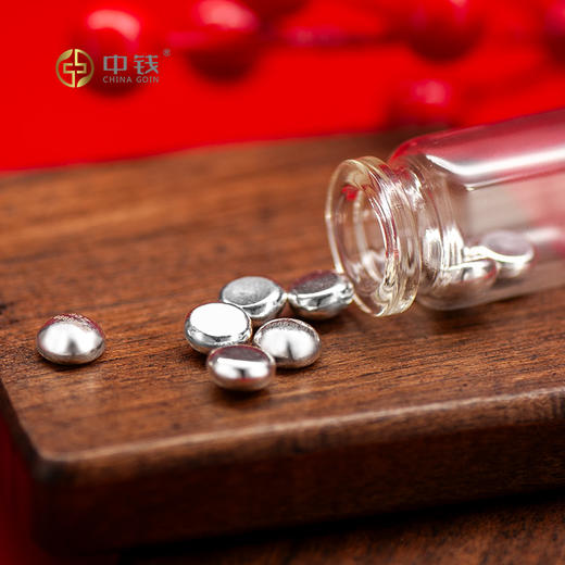 足银9999实心小银豆收藏投资银豆子 商品图3