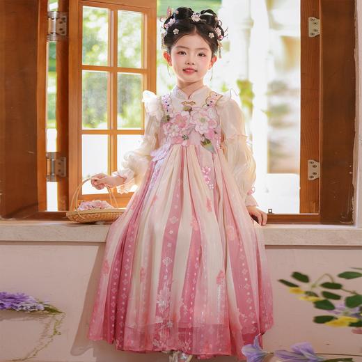 【团购】【花袭人】苏城纪女童襦裙汉服SL3375长袖 商品图7