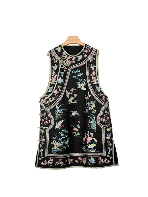 S260729-T香云纱马甲 商品图2