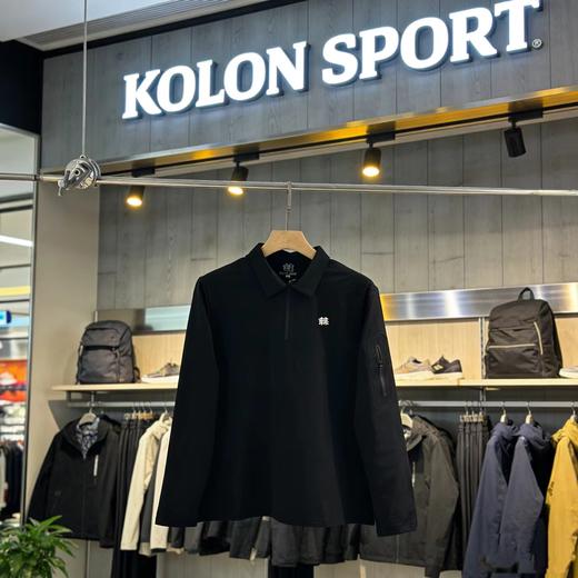 F040764半拉链打底衫卫衣透气舒适简洁基础长袖Polo衫 商品图4