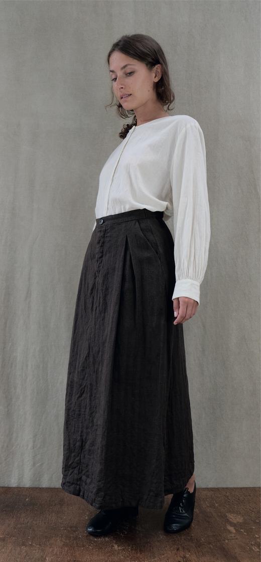 elsa esturgie 合体剪裁西装长裙半身裙(prairie / tailored skirt) 商品图1