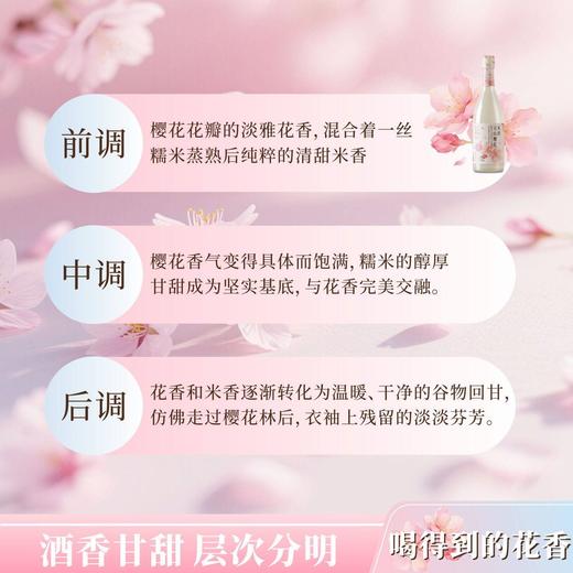 红动750ml甄选樱花米酒 商品图2