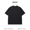 SDSA男装2026新款轻奢韩系简约圆领短袖T恤后背纽扣装饰设计百搭 商品缩略图0