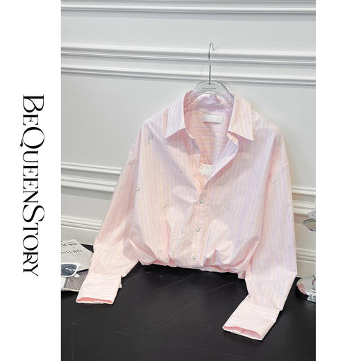 【大货捡漏，不退不换】  【温柔御姐】100棉轻奢时髦百搭气质衬衫2025春装新款 商品图3