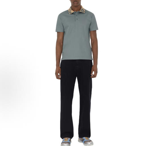 贸易公司订单剩余！最新款Bur男士格纹Polo衫～（售后时间：签收3天内，不合适及时申请） 商品图4