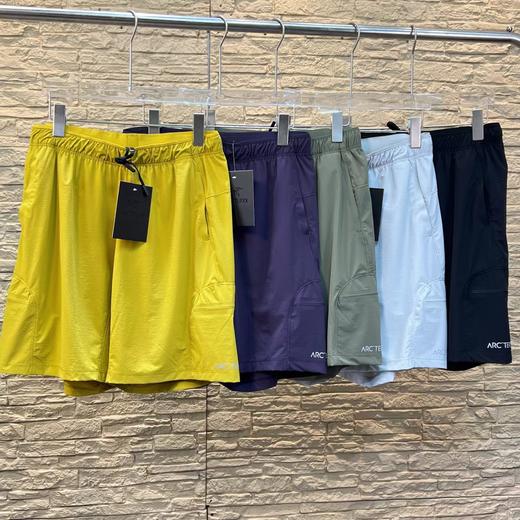 F040745夏季新款松紧拉绳设计冰丝速干透气户外休闲运动短裤 商品图0