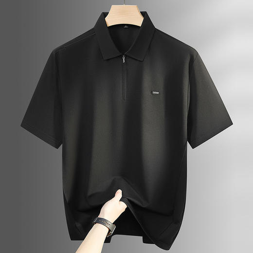 【DPF】大依优型大码男装夏季翻领polo衫短袖冰丝透气凉爽棉质短袖上衣 商品图2