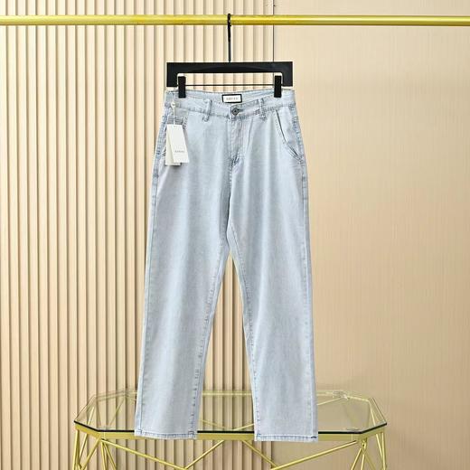古驰GUCCI2026春夏男士天丝垂感弹力通勤冰丝休闲牛仔裤 商品图4