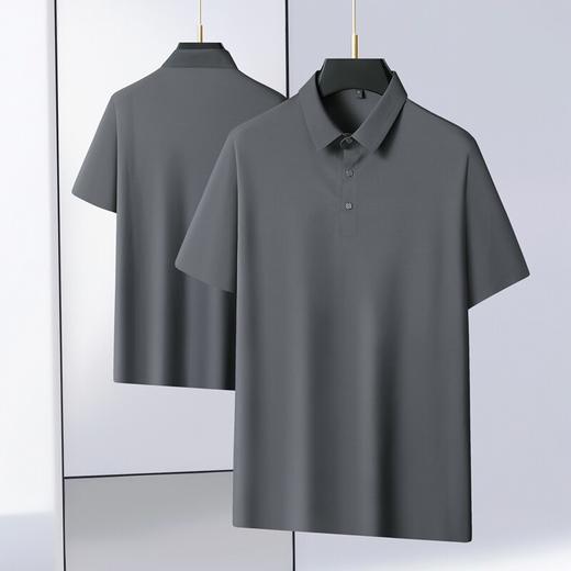 【DLS】大依优型大码男装夏季翻领冰丝polo衫短袖商务休闲百搭短袖上衣 商品图4
