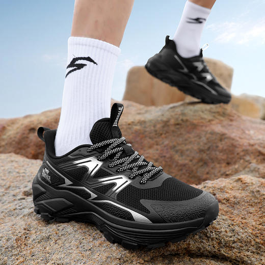 奥特莱斯联名龙狮戴尔户外运动鞋 透气 轻量 抓地 防滑 商品图3