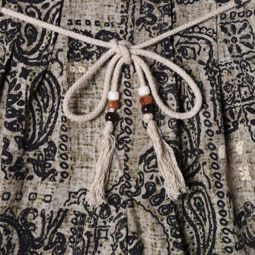 SDSA男装2026新款高贵轻奢简约复古满印花卉抽绳休闲裤百搭休闲 商品图1