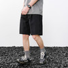 714street休闲立体剪裁打褶短裤男2026夏季防水松紧腰宽松直筒裤 商品缩略图2