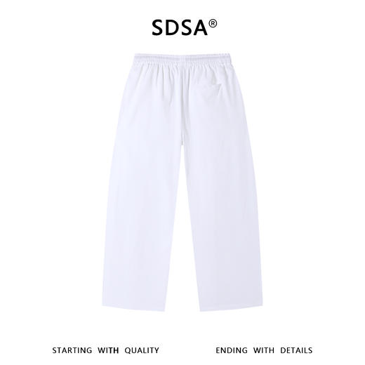 SDSA男装2026新款高贵轻奢休闲运动风撞色抽绳松紧休闲裤百搭舒适 商品图4