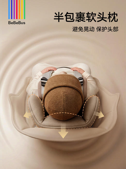 BeBeBus蝴蝶遛娃神器Pro 轻便折叠双向可坐高景观遛娃婴儿推车 商品图2