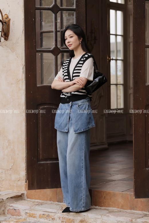 【门店同款】ENJOY夏季两穿屁帘筒喇裤 170498307 商品图6