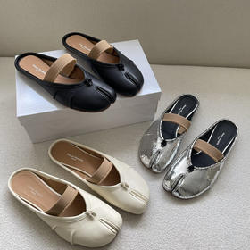 按头安利 老渠道 tabi平底芭蕾拖鞋 分趾平底拖鞋 超软水晶羊皮拖鞋 零磨合