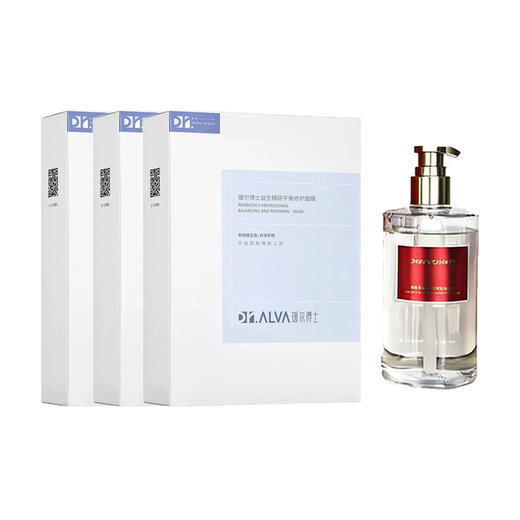 【官方授权】Dr.Alva瑷尔博士益生精研平衡修护面膜10片/盒 商品图0
