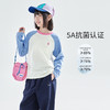 黄拼白、粉拼白预售4.21发 蓝拼白预售5.5发 cicochild2026年春季新款女童多巴胺速干T恤7A抗菌UPF50+防晒上衣 商品缩略图3