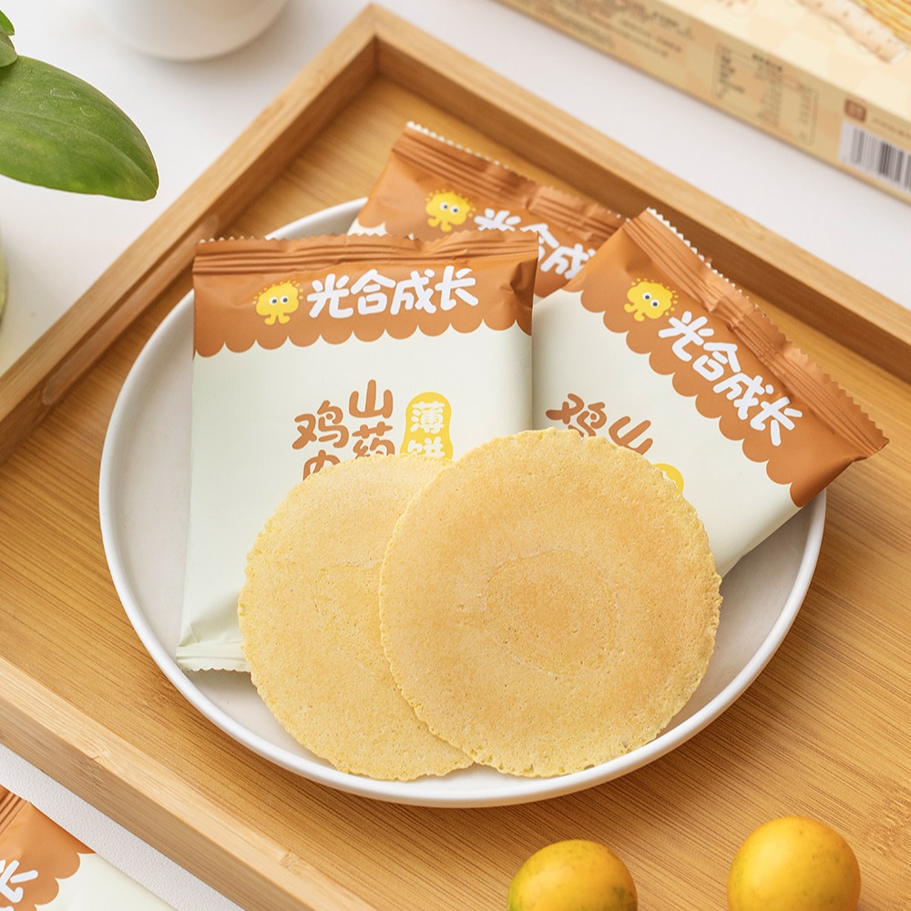 鸡内金山药猴菇薄饼|无添加蔗糖，薄脆喷香，好吃又养胃