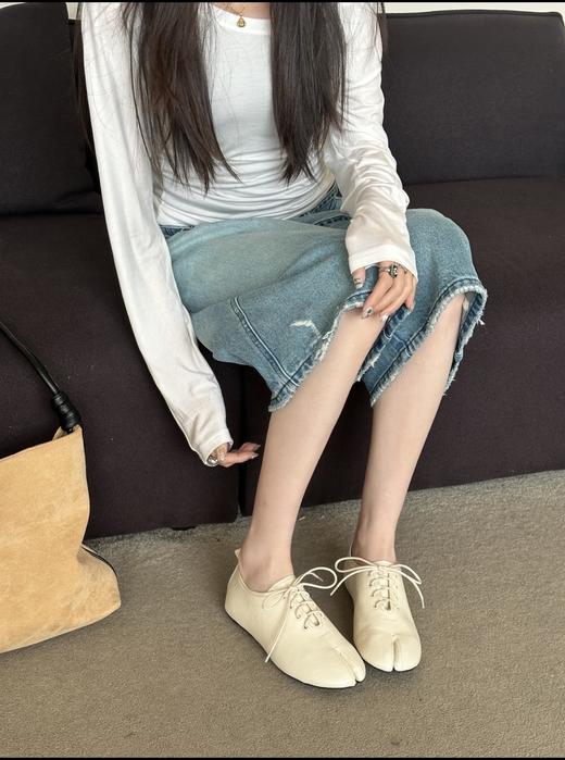 马吉拉 系带tabi小皮鞋分趾鞋 商品图10