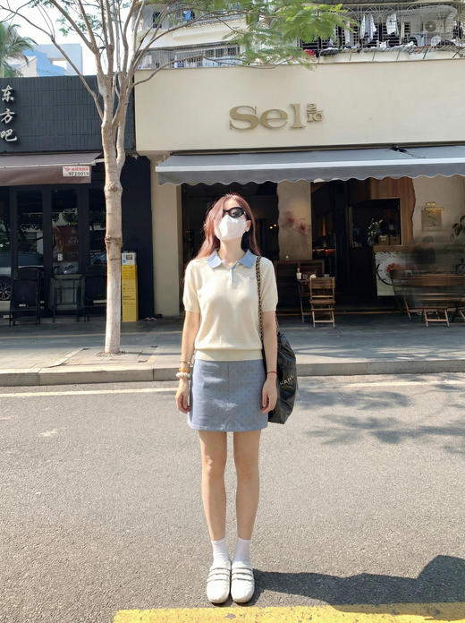 <曾小咸推荐>4.8现货秒杀 ！微信超特价！韩系翻领撞色针织衫 日常149.99 立减90 秒杀59.99！！ 商品图11