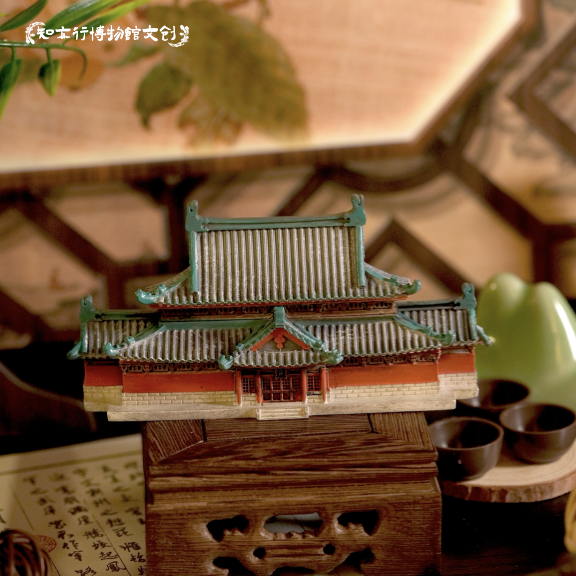 正定古建隆兴寺摩尼殿冰箱贴立体摆件旅游磁吸纪念品装饰文创礼物