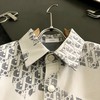 F040723春季新款满印涂鸦水洗牛仔衬衫男女同款休闲上衣外套 商品缩略图5