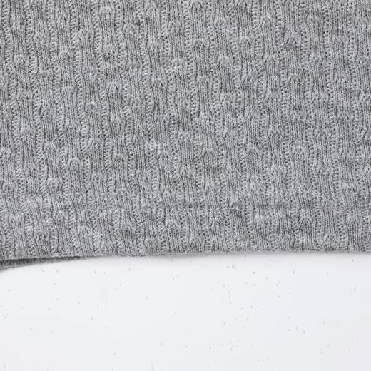 SDSA男装2026新款高贵轻奢纯色肌理竖纹针织翻领宽松休闲短袖上衣 商品图4