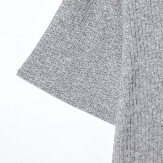 SDSA男装2026新款高贵轻奢纯色肌理竖纹针织翻领宽松休闲短袖上衣 商品图3