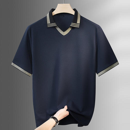 【DPF】大依优型大码男装夏季海鸥领polo衫短袖棉质透气休闲百搭短袖上衣 商品图2
