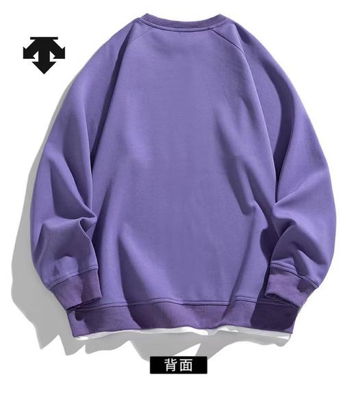 F040729春夏季新款螺纹拼接运动休闲百搭套头圆领男女同款长袖卫衣 商品图5