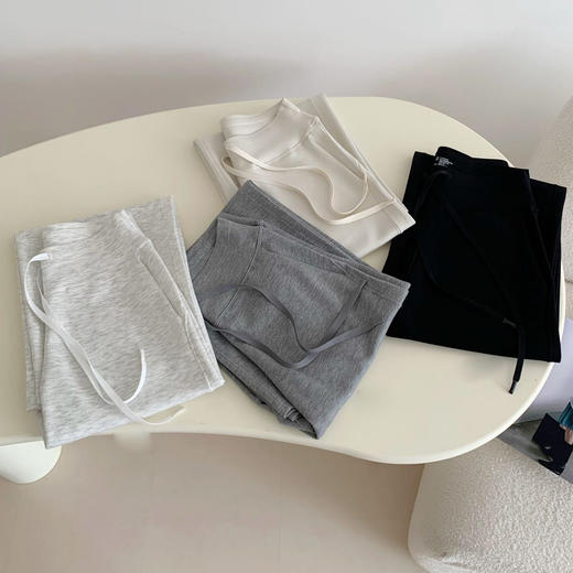 女士春夏lu神系休闲裤无痕提臀阔腿裤长裤薄款裤子【FD26305】 商品图4