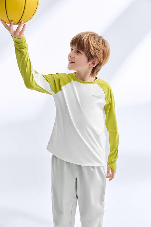 moodytiger运动风户外长袖新款男童T恤舒适柔软53110108 商品图3