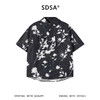 SDSA男装2026新款高贵轻奢新中式撞色满印花卉短袖衬衫百搭时尚 商品缩略图0