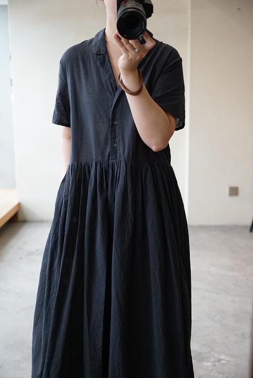 Elsa esturgie衬衫领连衣裙 商品图10